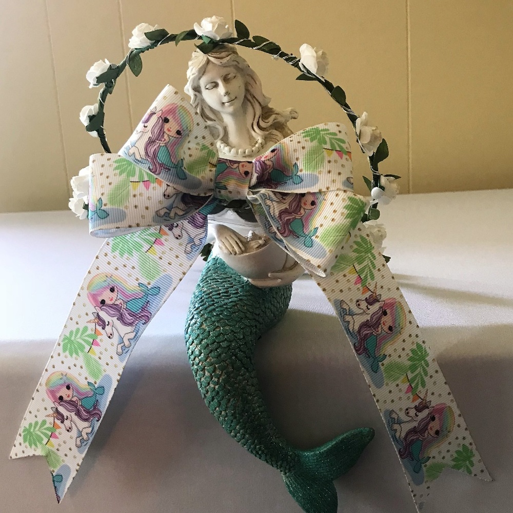 LED Head Wreath w/Unicon & Mermaid Ribbon